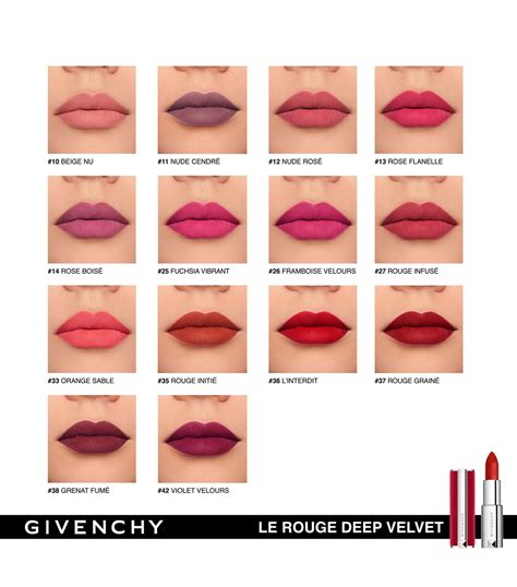 givenchy le rouge upc|givenchy le rouge deep velvet.